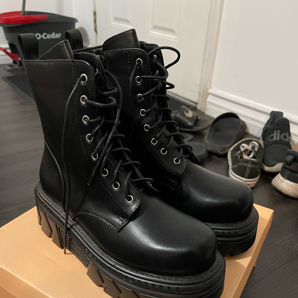 Koi Footwear Talwar Chunky Stomper Boots